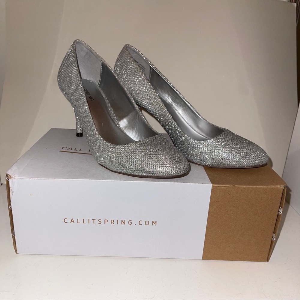 Call It Spring Silver Heels - Picture 10 of 10